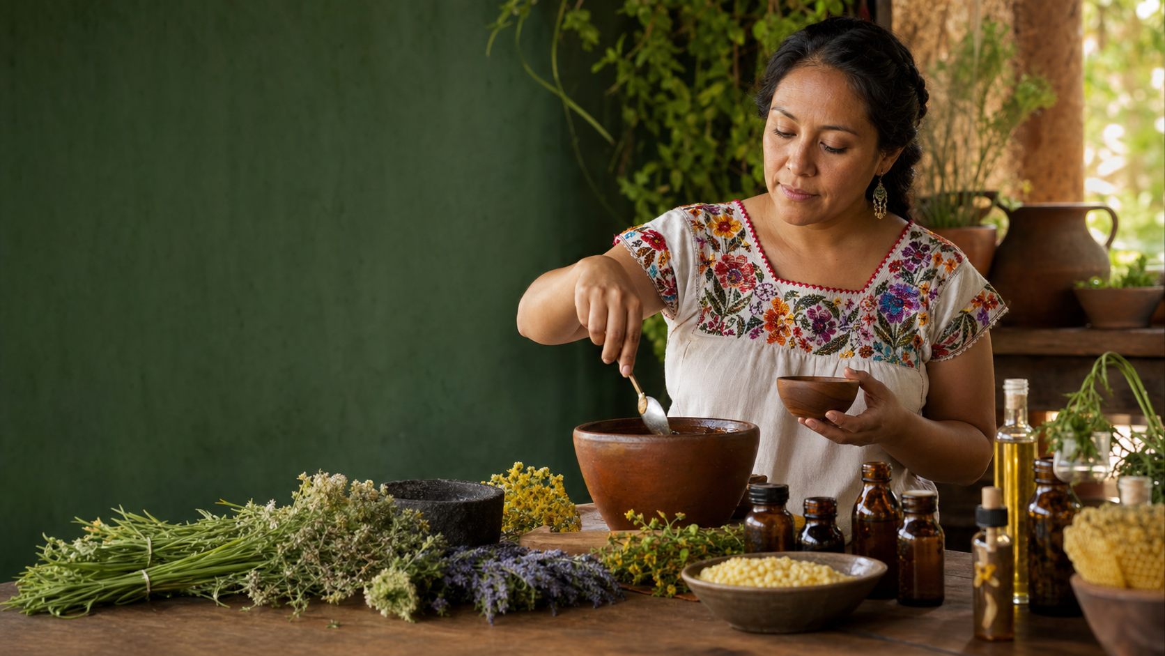 Infusiones, tinturas y extractos tradicionales